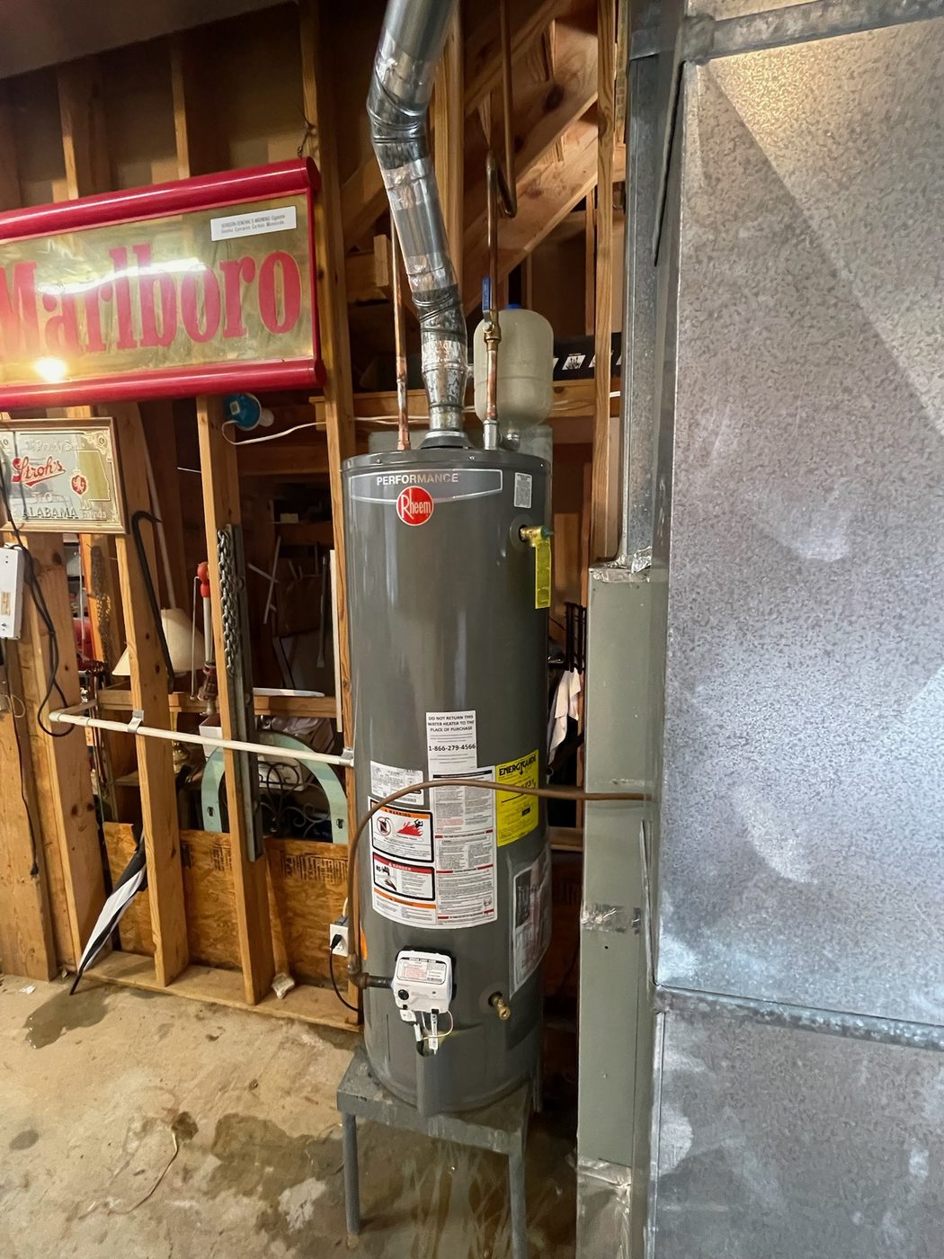 Vertex Services water heater installation